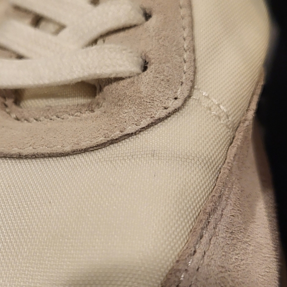 J Crew Retro Suede Leather Sneakers Trainers Green & White Size 8 - Picture 5 of 11